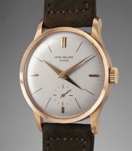 Patek Philippe Follow;Ref. 2597/1;A highly rare and remarkably crisp pink gold dual time wristwatch with additional adjustable jumping hour hand