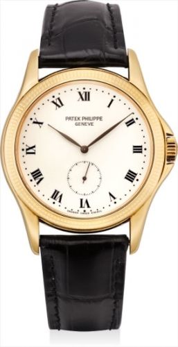 Patek Philippe Follow;Ref. 5115;A fine gold wristwatch with enamel dial
