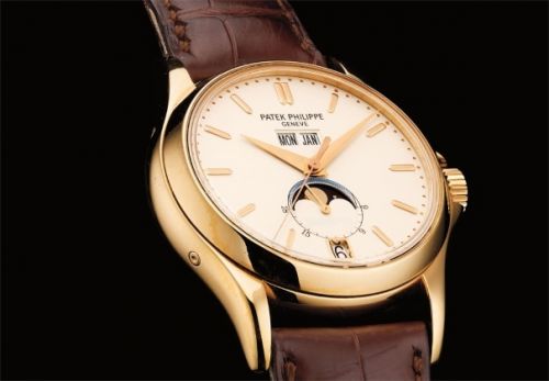 Patek Philippe Follow;Ref. 5125R;A fine pink gold annual calendar wristwatch with 24 hour dial, moon phases, made for the 125 anniversary of Wempe, numbered 89 of a limited edition of 125 pieces