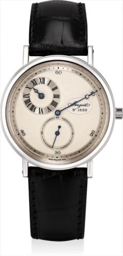 Breguet Follow;Ref. 3690PT;A fine platinum Anniversary Regulator wristwatch with original certificate, numbered 8 of a limited edition of 75 pieces