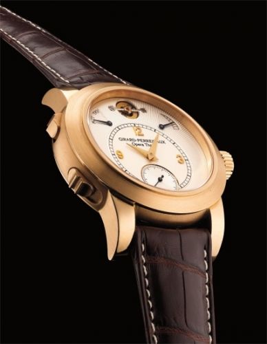 Girard-Perregaux Follow;Ref. 9979;A very rare and attractive pink gold musical wristwatch with music on demand and hourly au passage, power reserve and musical selector