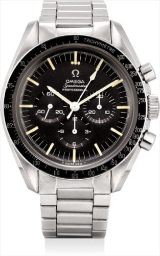 Omega Follow;Ref. 145012-67;A rare stainless steel chronograph wristwatch with bracelet, guarantee and fitted presentation box