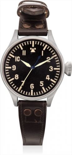 IWC Follow;Ref. 431;An oversized pilot's wristwatch with sweep centre seconds and hack feature