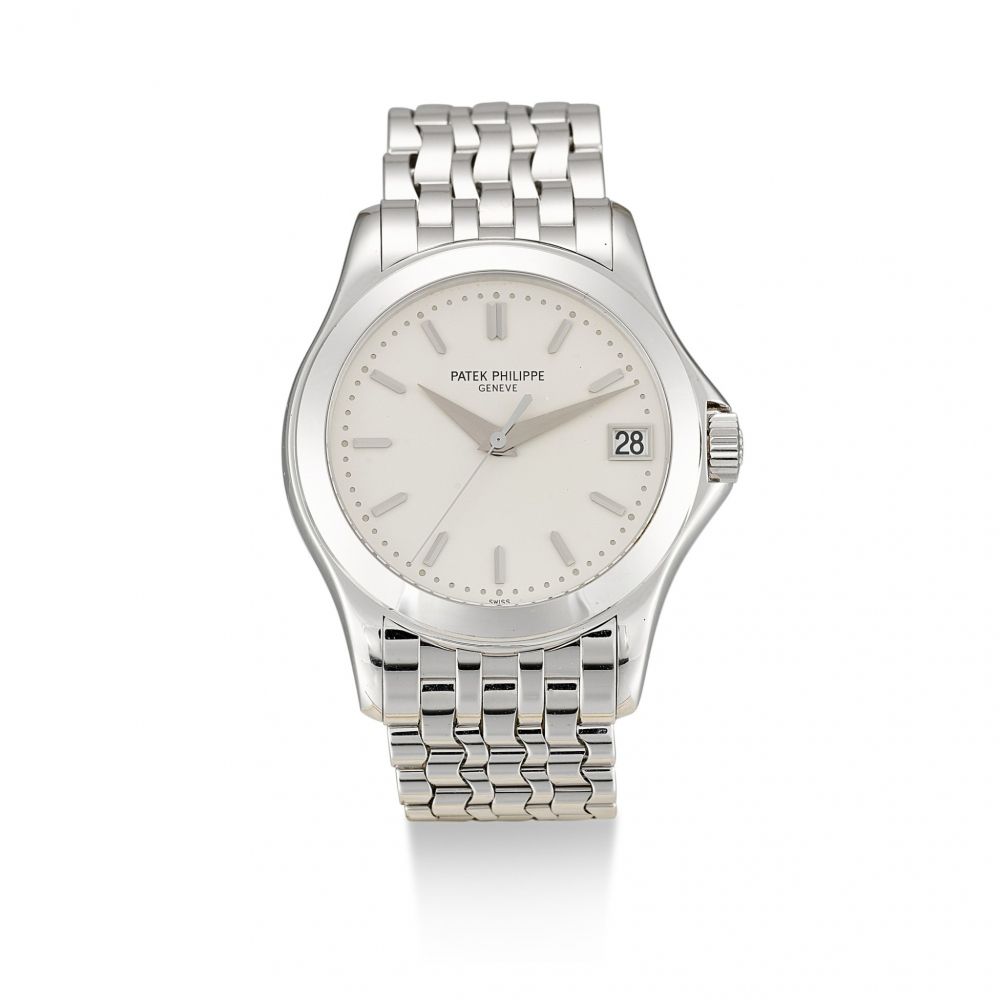PATEK PHILIPPE | REFERENCE 5107, A WHITE GOLD BRACELET WATCH WITH DATE, MADE IN 2002