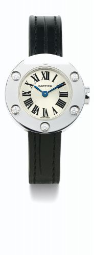 Cartier A LADY'S WHITE GOLD AND DIAMOND-SET WRISTWATCH REF 2974 CASE 91775MX CIRCA 2008