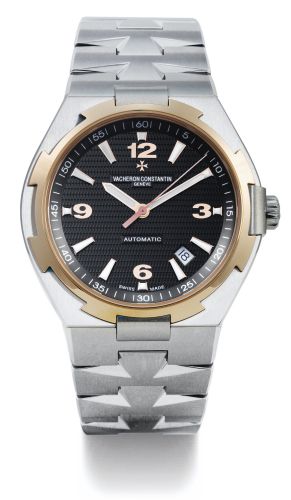 Vacheron Constantin A STAINLESS STEEL AUTOMATIC CENTRE SECONDS WRISTWATCH WITH DATE AND BRACELET REF 47040 CASE 811724 OVERSEAS CIRCA 2006