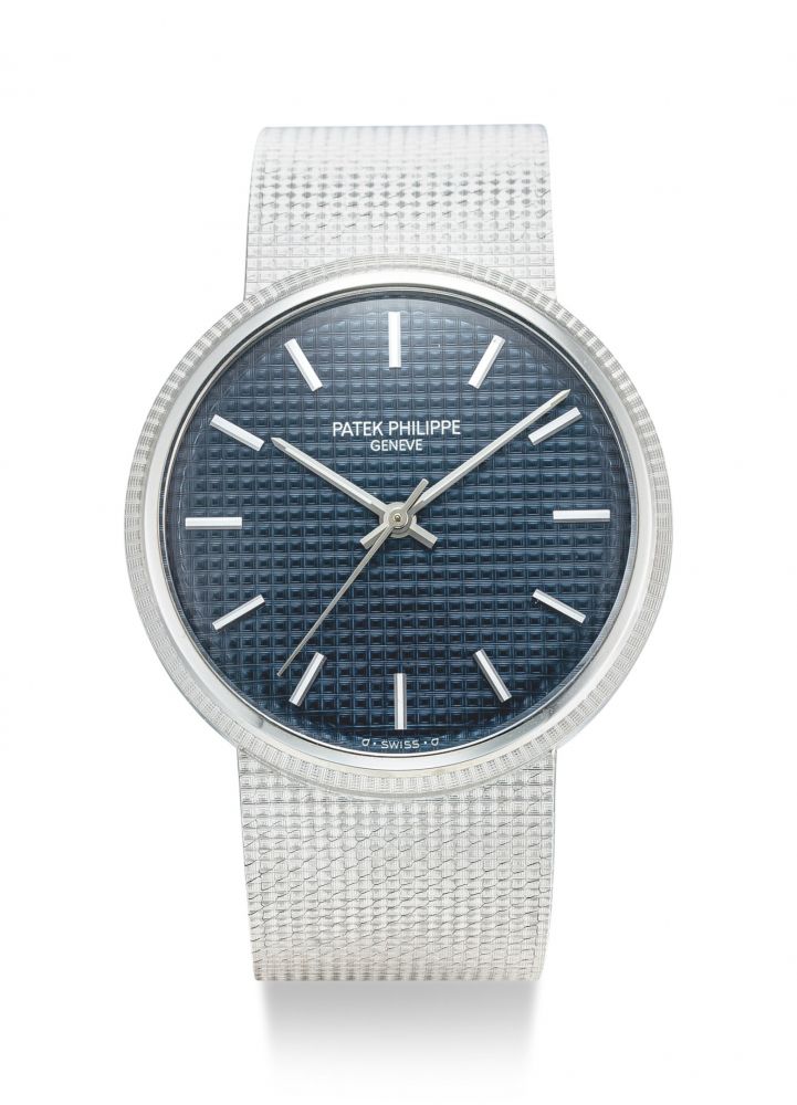 PATEK PHILIPPE | REFERENCE 3563 A WHITE GOLD BRACELET WATCH, CIRCA 1970