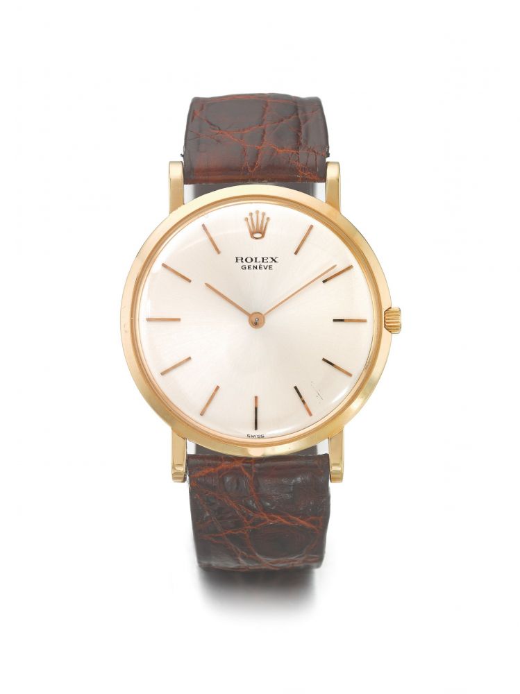 ROLEX | REF 9576, A YELLOW GOLD WRISTWATCH CIRCA 1946