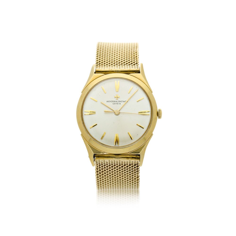VACHERON CONSTANTIN | REFERENCE 6069 A YELLOW GOLD WRISTWATCH WITH BRACELET, CIRCA 1980