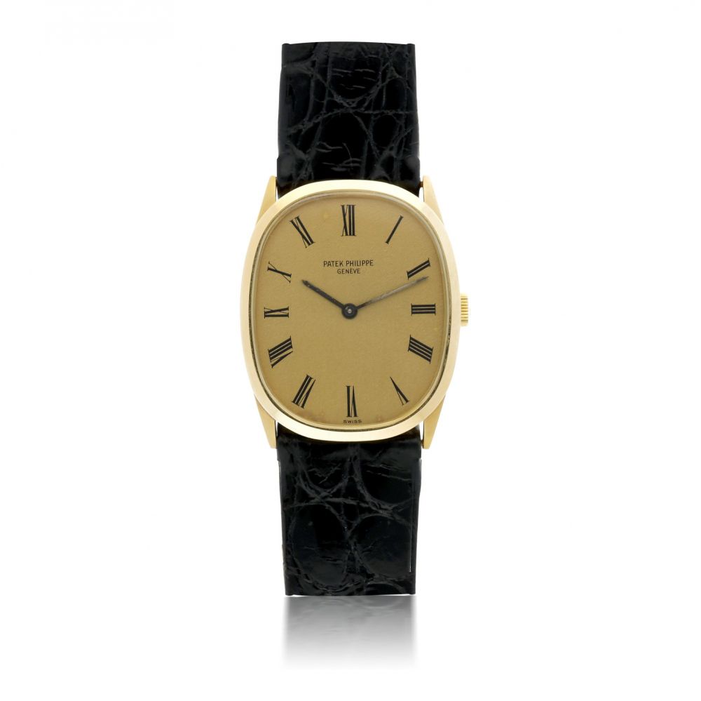 PATEK PHILIPPE | GOLDEN ELLIPSE REF 3546, A YELLOW GOLD ELLIPSE WRISTWATCH CIRCA 1980