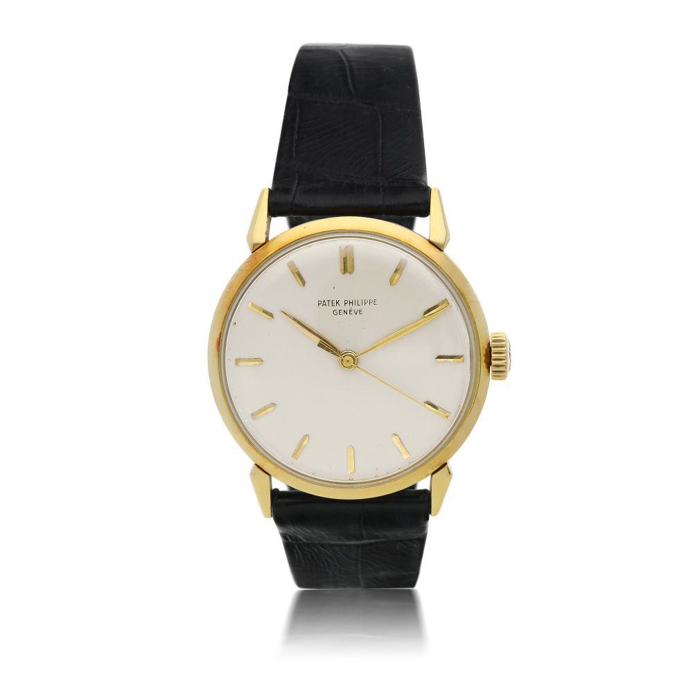 PATEK PHILIPPE | REFERENCE 1578 A YELLOW GOLD WRISTWATCH WITH SPIDER LUGS, MADE IN 1956