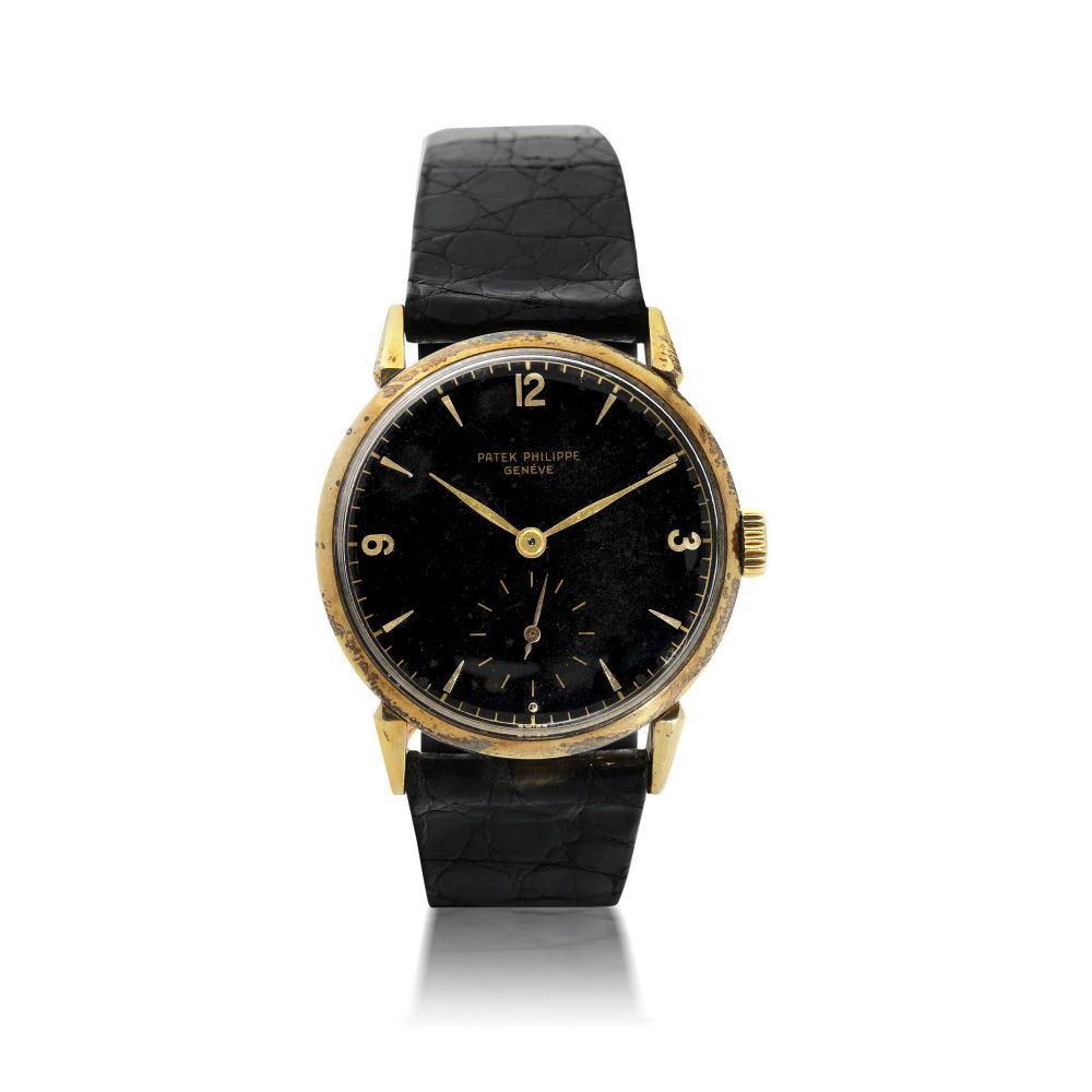 PATEK PHILIPPE | REFERENCE 1578 'GM' A YELLOW GOLD WRISTWATCH COMMISSIONED FOR GENERAL MOTORS - GENERAL MOTORS OVERSEAS, MADE IN 1953