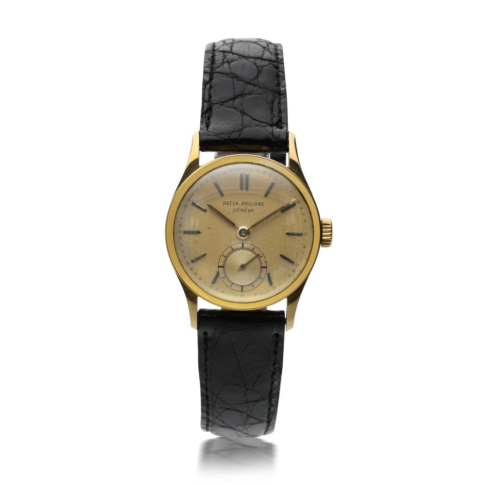 PATEK PHILIPPE | REFERENCE 448 A YELLOW GOLD WRISTWATCH, CIRCA 1950