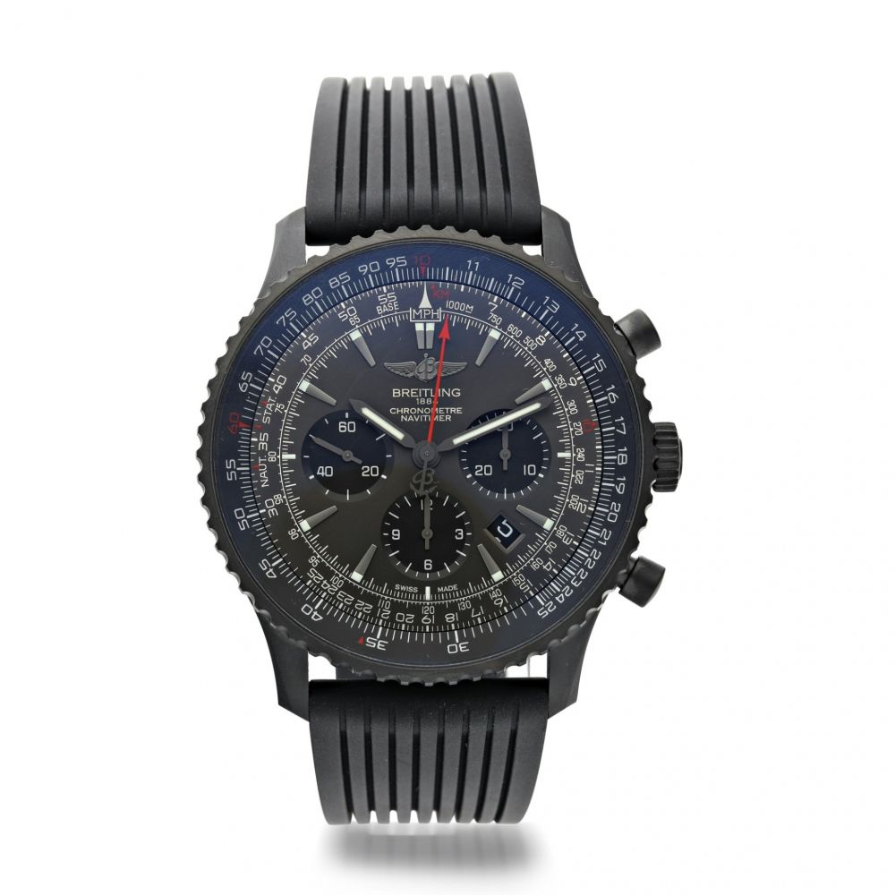 BREITLING | REFERENCE MB0127 NAVITIMER 01 A LIMITED EDITION STAINLESS STEEL AUTOMATIC CHRONOGRAPH WRISTWATCH WITH DATE, CIRCA 2017