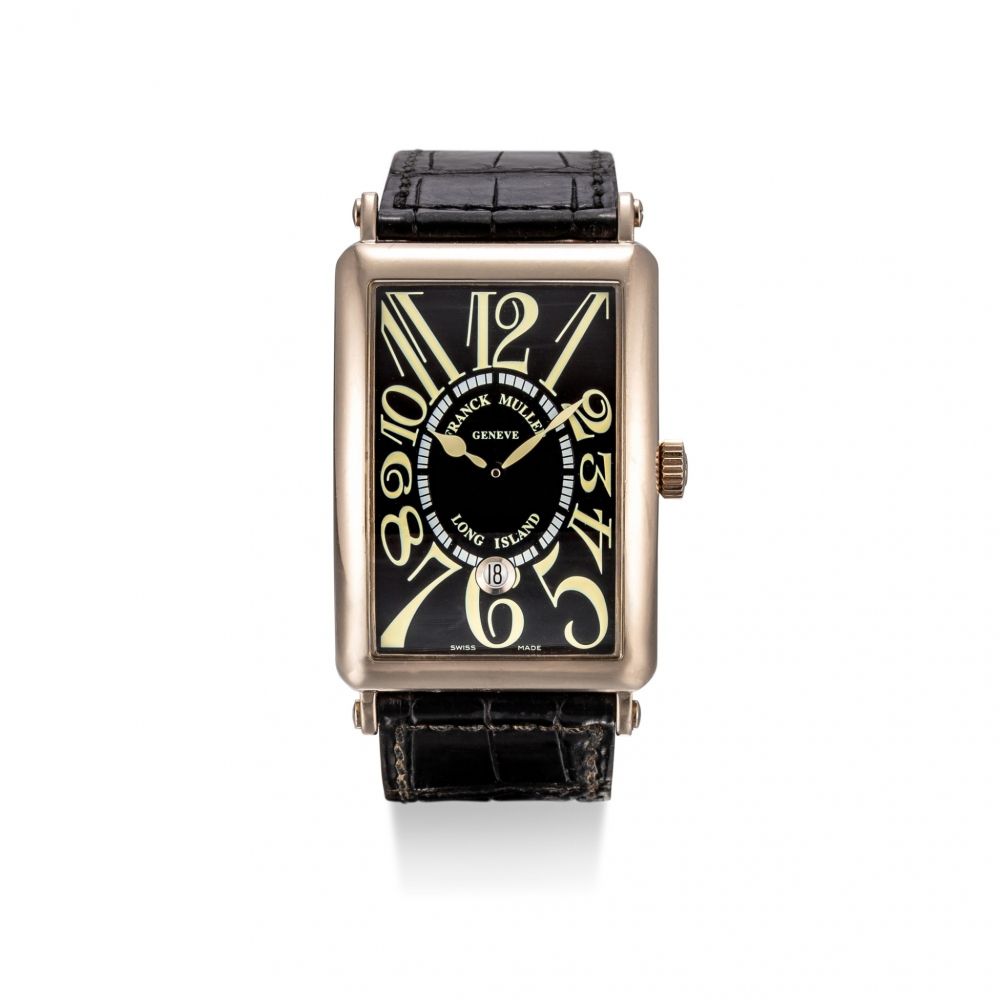FRANCK MULLER | LONG ISLAND, REFERENCE 1150 SC DT, A WHITE GOLD WRISTWATCH WITH DATE, CIRCA 2010