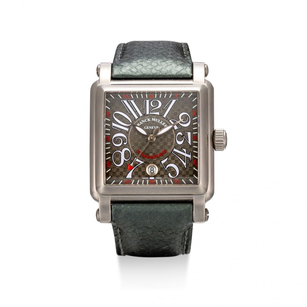 FRANCK MULLER | CONQUISTADOR CORTEZ INDIANAPOLIS, REFERENCE 10000 H SC, A LIMITED EDITION TITANIUM WRISTWATCH WITH DATE, CIRCA 2011