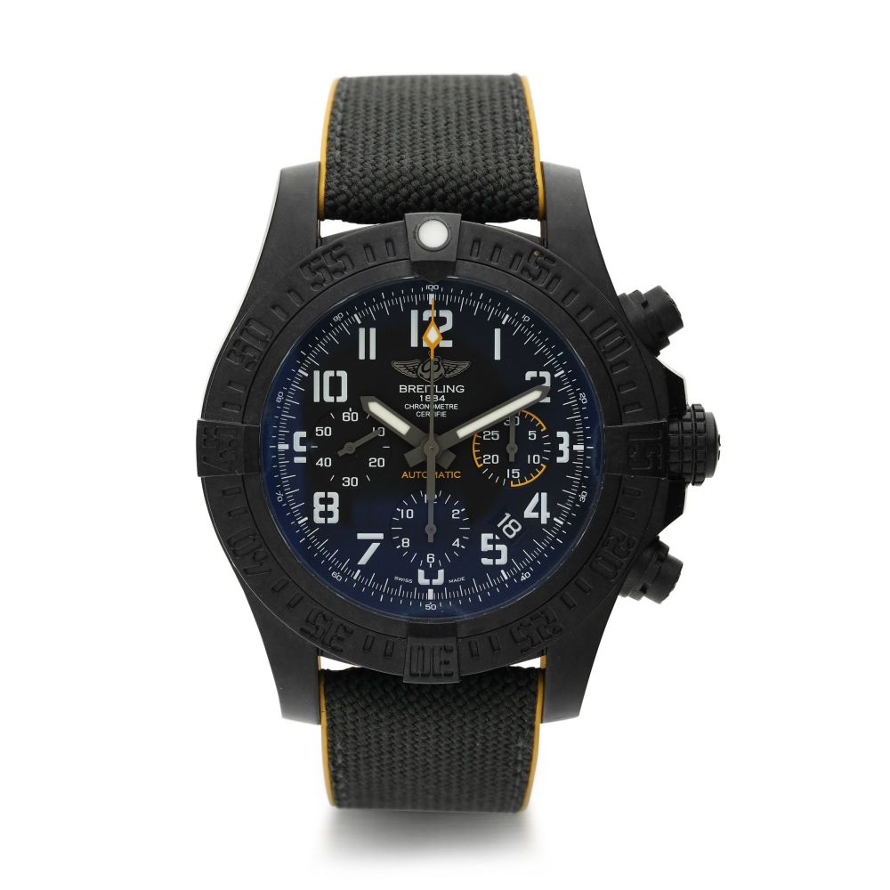 BREITLING | REFERENCE XB0180 AVENGER HURRICANE A ULTRALIGHT POLYMER CHRONOGRAPH AUTOMATIC WRISTWATCH WITH DATE, CIRCA 2017