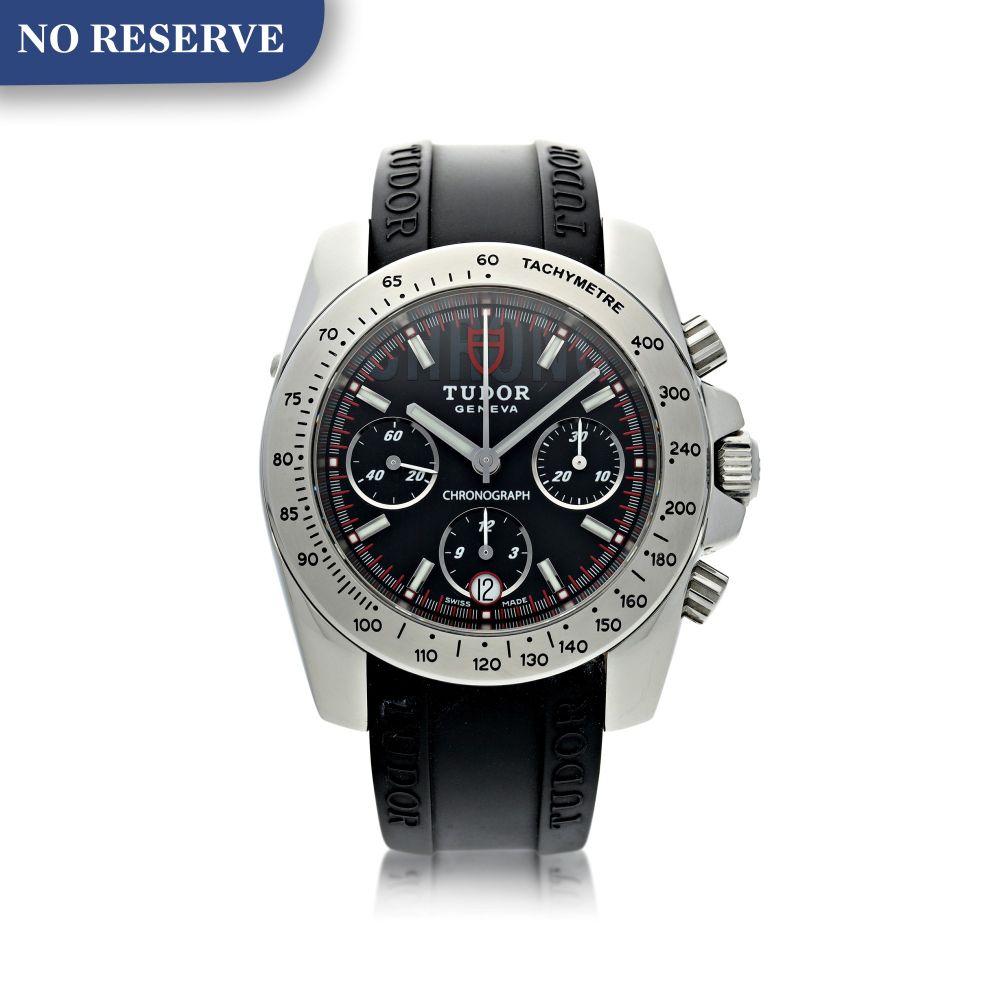 TUDOR | REFERENCE 20300 SPORT CHRONOGRAPH A STAINLESS STEEL AUTOMATIC CHRONOGRAPH WRISTWATCH WITH DATE, CIRCA 2007