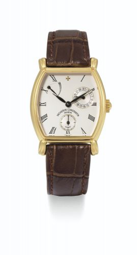 Vacheron Constantin.A YELLOW GOLD AUTOMATIC WRISTWATCH WITH DATE AND POWER RESERVE INDICATION JUBILEE 240 CIRCA 1995