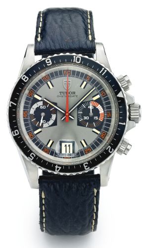 Tudor.A RARE STAINLESS STEEL CHRONOGRAPH WRISTWATCH WITH REGISTER AND DATE REF 7169 CASE 844397 MONTECARLO CIRCA 1970