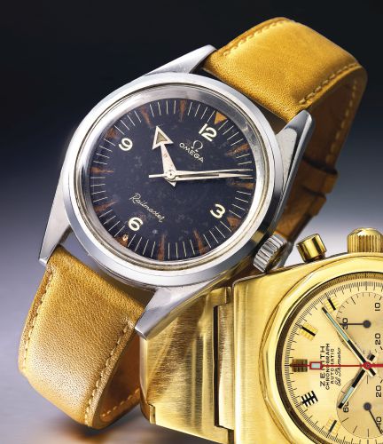 Omega.A RARE STAINLESS STEEL ANTI-MAGNETIC WRISTWATCH WITH CENTER SECONDS REF 2914-2 MVT 15809545 RAILMASTER CIRCA 1958