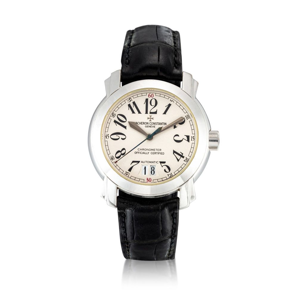 Vacheron Constantin | Malte, Reference 42015, A white gold wristwatch with date, Circa 2000 | 江詩丹頓 | Malte 型號42015 白金腕錶，備日期顯示，約2000年製