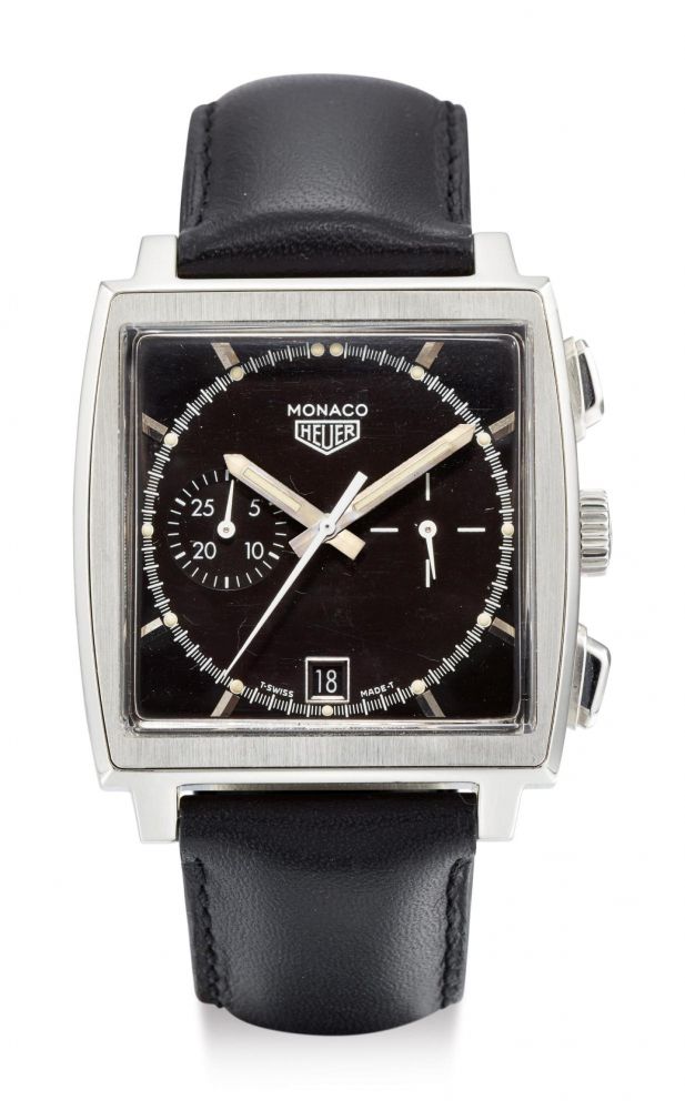 TAG HEUER | HEUER MONACO, REFERENCE CS2110, A LIMITED EDITION STAINLESS STEEL CHRONOGRAPH WRISTWATCH WITH DATE, CIRCA 1999