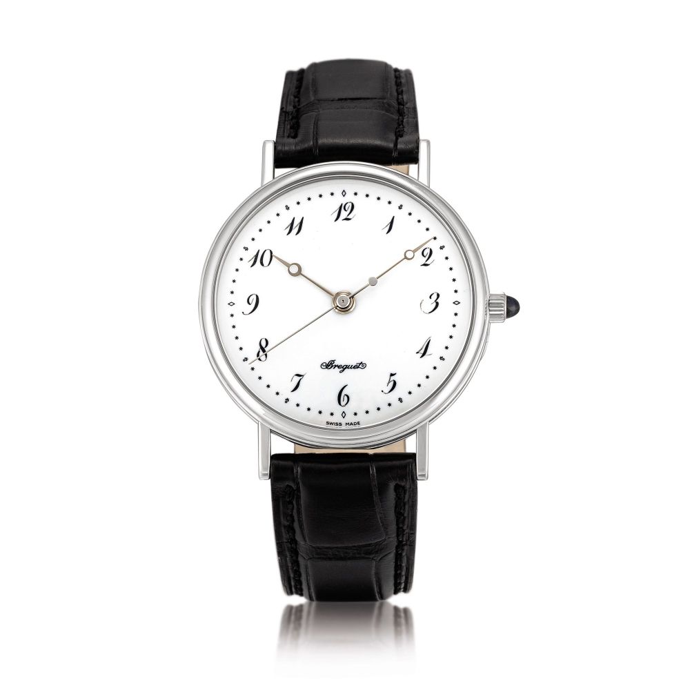 Breguet | Reference 1775, A limited edition platinum wristwatch with enamel dial, made to commemorate the 225th anniversary of Breguet, Circa 2002 | 寶璣 | 型號1775 限量版鉑金腕錶，備琺瑯錶盤，為慶祝寶璣品牌創立225週年而製，約2002年製