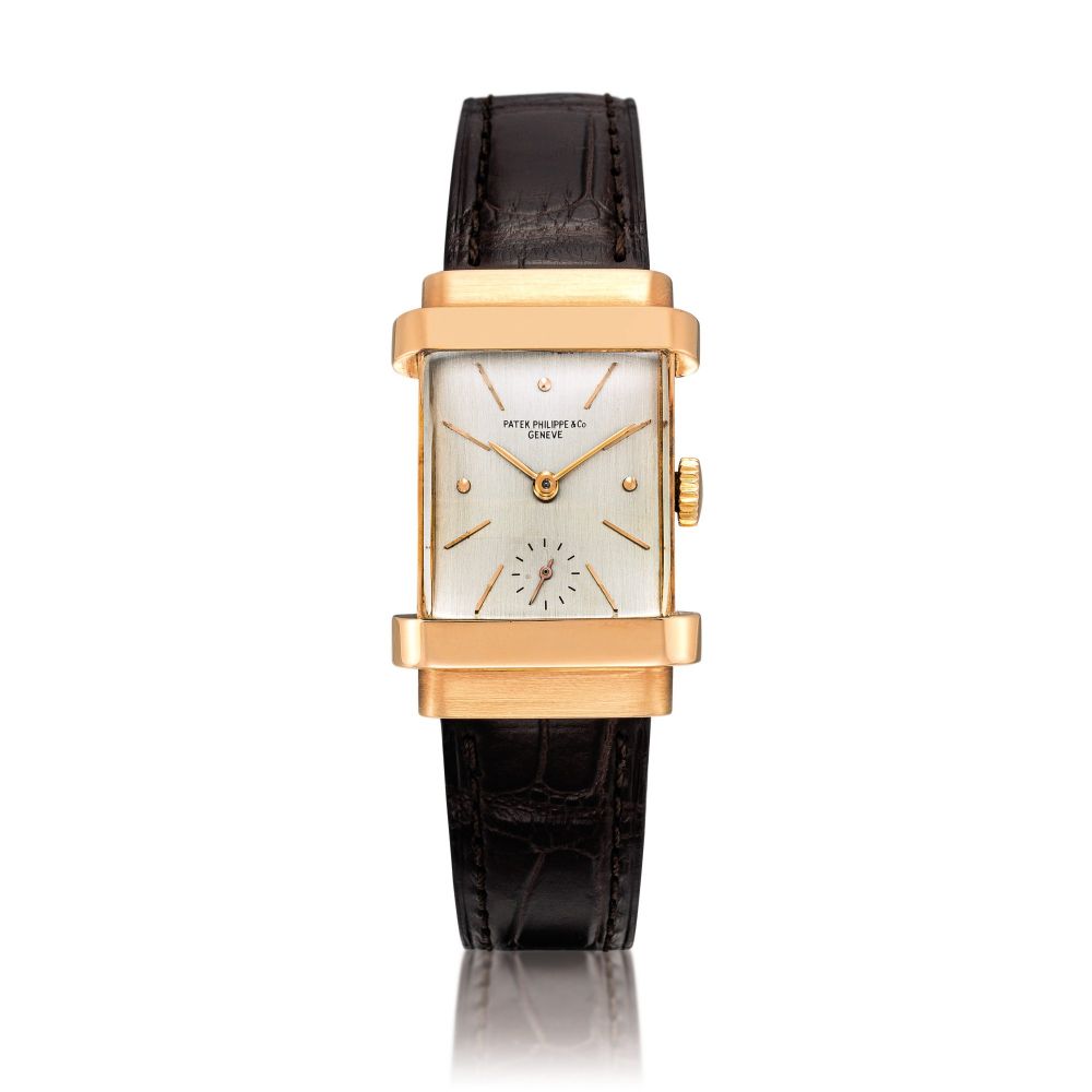 Patek Philippe | Top Hat, Reference 1450, A pink gold wristwatch, Made in 1942 | 百達翡麗 | Top Hat 型號1450 粉紅金腕錶，1942年製