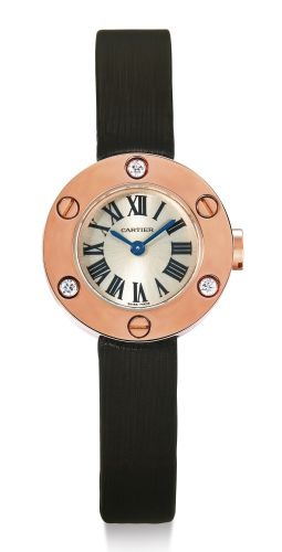 Cartier.A LADY'S PINK GOLD AND DIAMOND-SET WRISTWATCH LOVE CIRCA 2012.A LADY'S PINK GOLD AND DIAMOND-SET WRISTWATCH LOVE CIRCA 2012