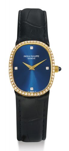 Patek Philippe.A LADY'S YELLOW GOLD AND DIAMOND-SET CUSHION-FORM WRISTWATCH REF 4382J MVT 1394005 CASE 2777755 MADE IN 1978.A LADY'S YELLOW GOLD AND DIAMOND-SET CUSHION-FORM WRISTWATCH REF 4382J MVT 1394005 CASE 2777755 MADE IN 1978