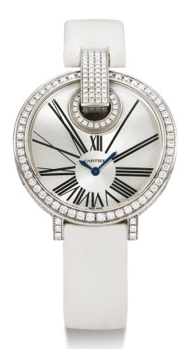 Cartier.A LADY'S WHITE GOLD AND DIAMOND-SET WRISTWATCH CAPTIVE DE CARTIER CIRCA 2009.A LADY'S WHITE GOLD AND DIAMOND-SET WRISTWATCH CAPTIVE DE CARTIER CIRCA 2009