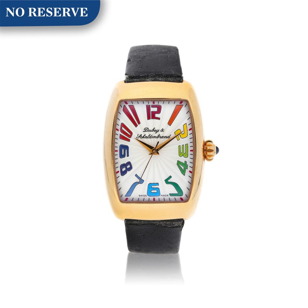 Dubey Schaldenbrand | Lady Rainbow, A limited edition pink gold wristwatch, Circa 2000 | Lady Rainbow 限量版粉紅金腕錶，約2000年製