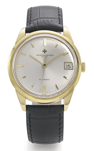 Vacheron Constantin A YELLOW GOLD AUTOMATIC CENTRE SECONDS WRISTWATCH WITH DATE REF 6732 MVT 555006 CASE 396996 CIRCA 1965