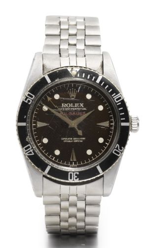 Rolex A RARE STAINLESS STEEL AUTOMATIC CENTRE SECONDS ANTI-MAGNETIC WRISTWATCH REF 6541 CASE 412017 MILGAUSS MADE IN 1958