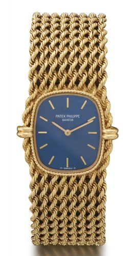 Patek Philippe A LADY'S YELLOW GOLD BRACELET WATCH REF 4266 MVT 1391419 CASE 2769948 MADE IN 1977