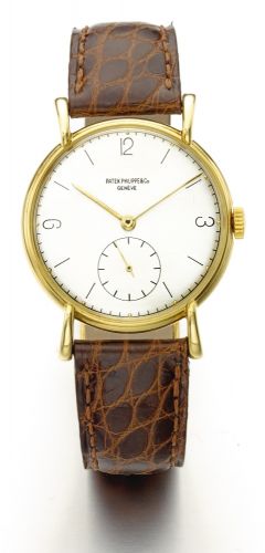 Patek Philippe A YELLOW GOLD WRISTWATCH REF 1543 MVT 926818 CASE 637478 MADE IN 1945