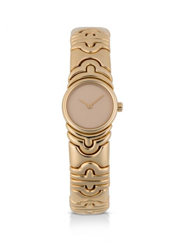 BULGARI | PARENTESI, BJ 01 YELLOW GOLD BRACELET WATCH CIRCA 1995