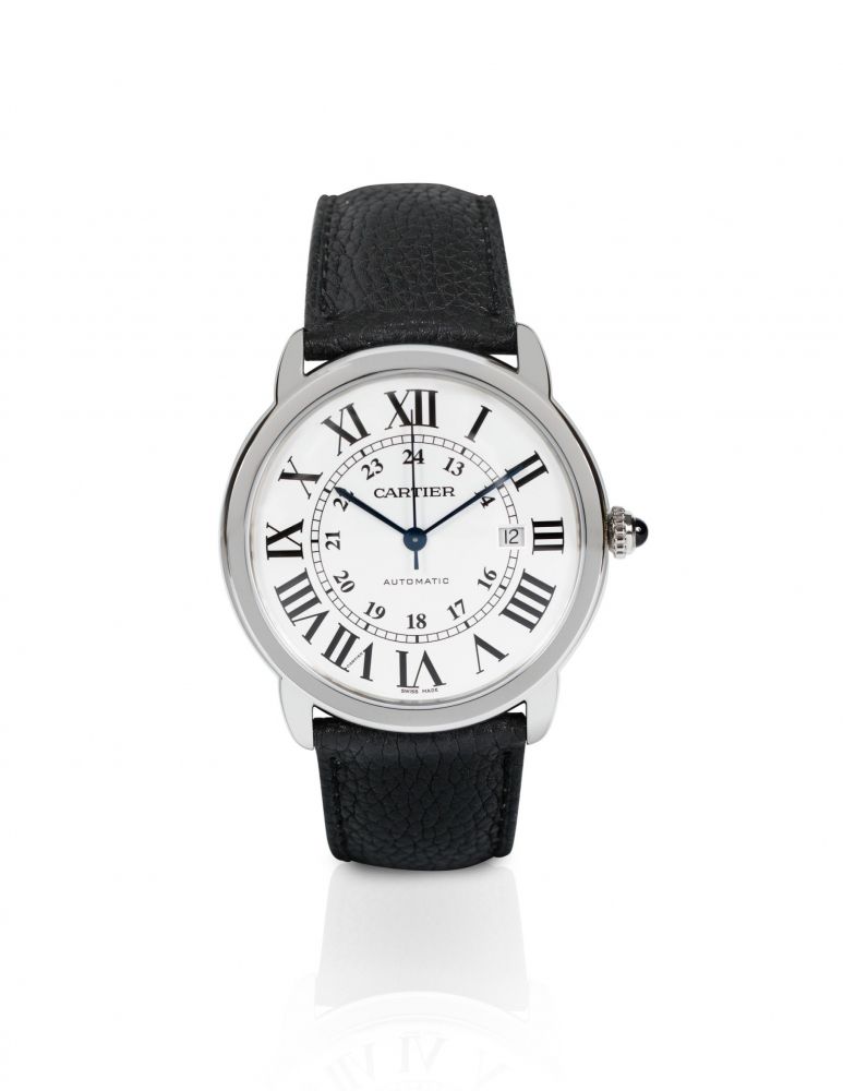 CARTIER | RONDE SOLO, STAINLESS STEEL WRISTWATCH, CIRCA 2018 [RONDE SOLO, MONTRE BRACELET ACIER]
