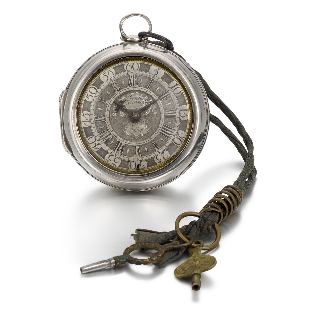 THOMAS TOMPION EDWARD BANGER | A SILVER PAIR CASED VERGE WATCH, CIRCA 1704, NO.3658