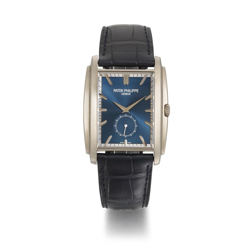 PATEK PHILIPPE | GONDOLO, REF 5124G-011, WHITE GOLD RECTANGULAR WRISTWATCH, CIRCA 2015