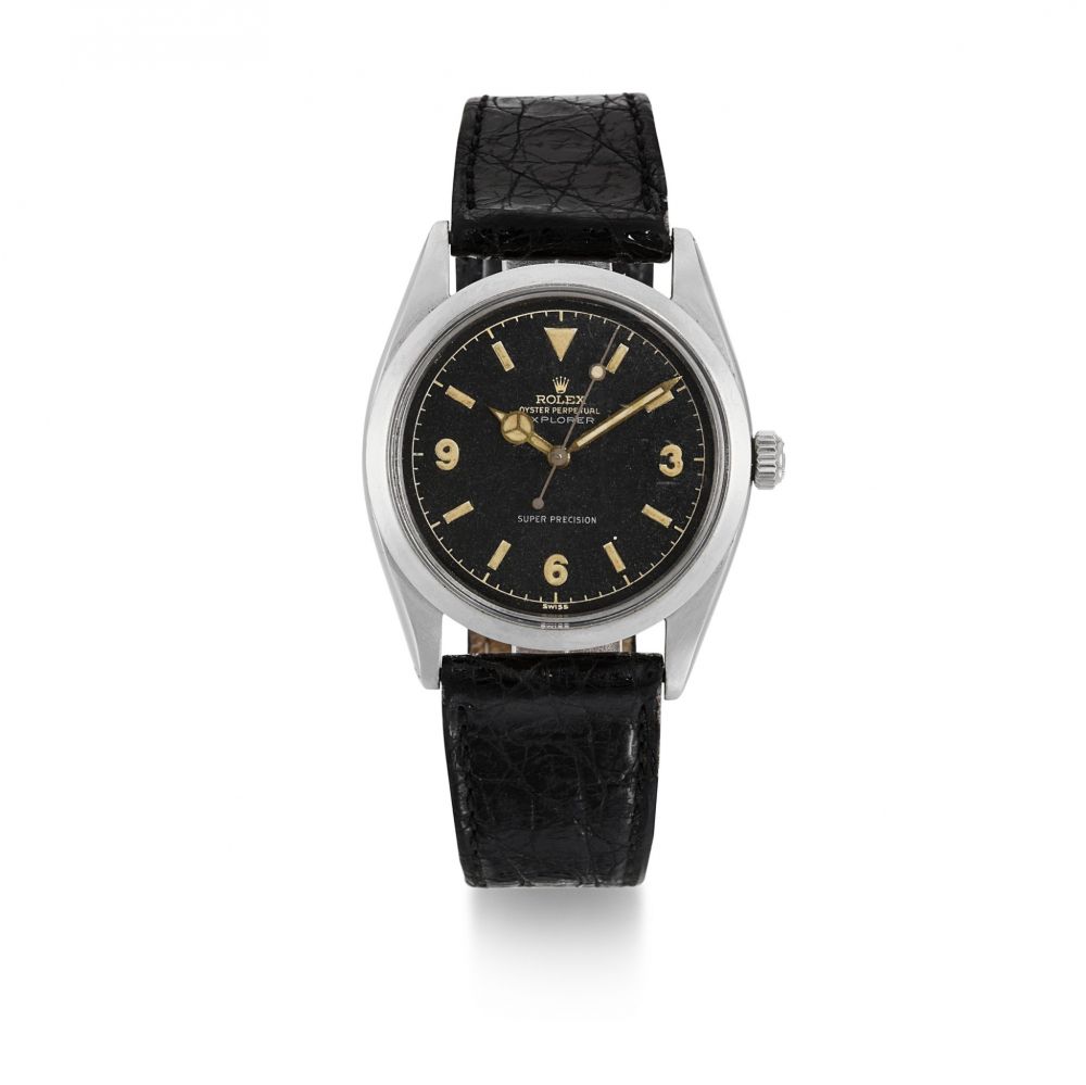 ROLEX | EXPLORER REF 5504 STAINLESS STEEL WRISTWATCH CIRCA 1960