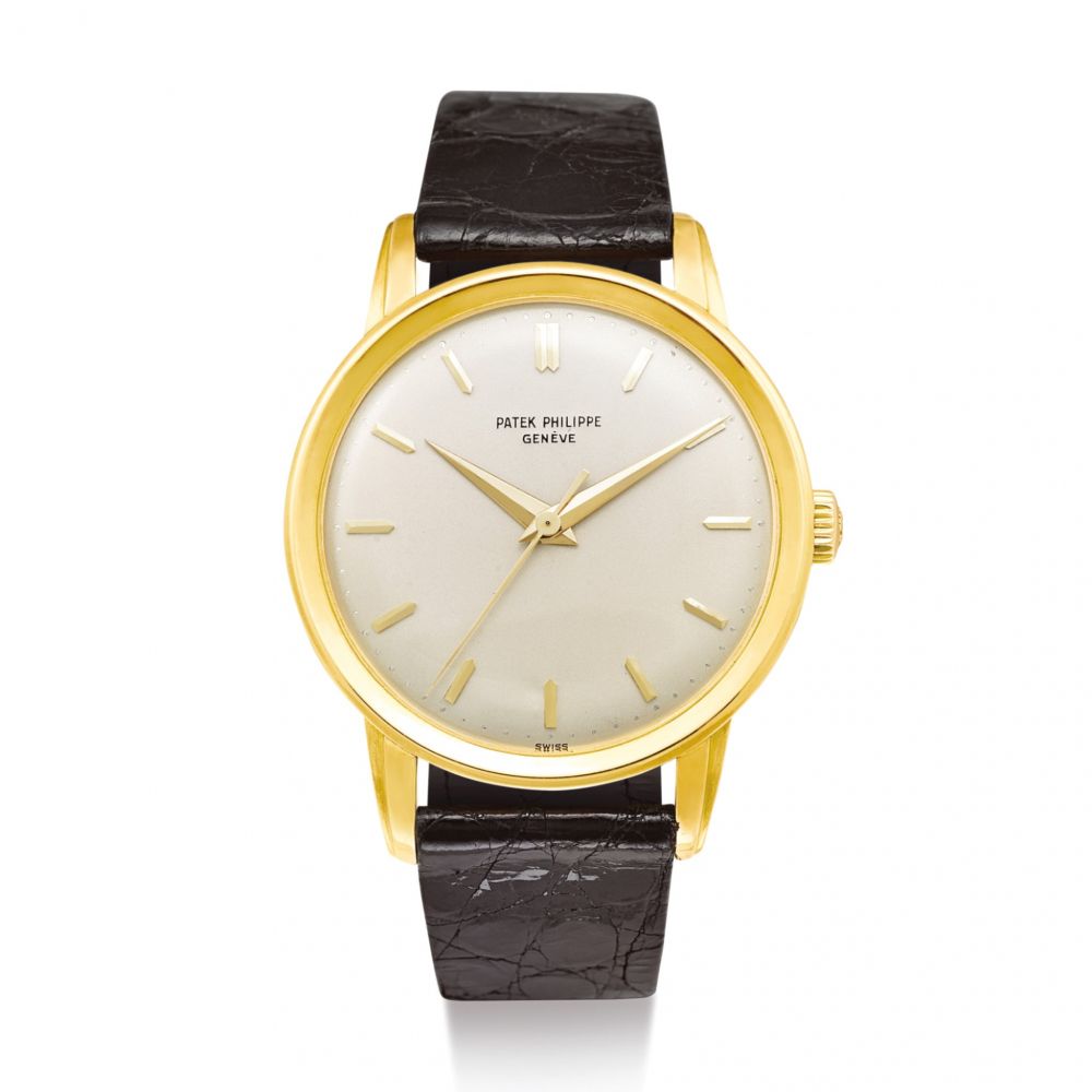 PATEK PHILIPPE | REFERENCE 2481 A YELLOW GOLD WRISTWATCH, MADE IN 1959  | 百達翡麗 | 型號2481 黃金腕錶，機芯編號708211，錶殼編號2607890，約1955年製