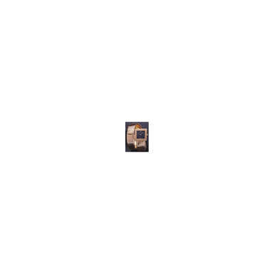 A LADY'S GOLD SQUARE BRACELET WATCH, BVLGARI,QUADRATO TUBOGAS, CIRCA 1995