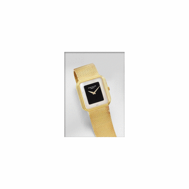 A GOLD SQUARE BRACELET WATCH PATEK PHILIPPE NO.1366384 REF.3859/1 CIRCA 1970