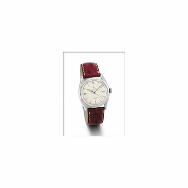 A STAINLESS STEEL AUTOMATIC WRISTWATCH WITH CENTRE SECONDS ROLEX OYSTER PERPETUAL REF6064
