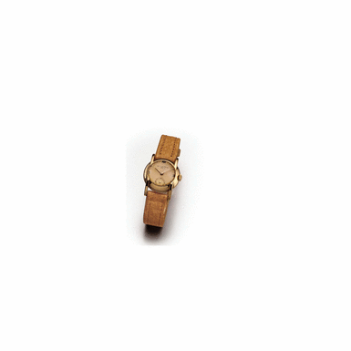 PATEK PHILIPPE CO. NO.825238 REF.499 1934 A GOLD DOMED LADY'S WRISTWATCH UNUSUAL LUGS