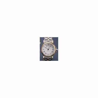 A FINE TWO-COLOUR GOLD AUTOMATIC SWEEP SECONDS WRISTWATCH WITH MOTHER-OF-PEARL AND DIAMOND SET DIAL AND BRACELET, BREGUET, MARINE, CIRCA 1998