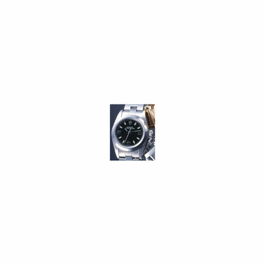 Rolex, Oyster Perpetual, GMT-Master - A LADY'S STAINLESS STEEL AUTOMATIC SWEEP SECONDS WRISTWATCH AND BRACELET, ROLEX OYSTER PERPETUAL, REF. 67180, CIRCA 1995