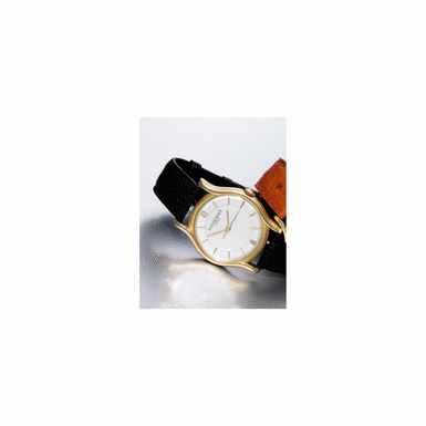 VACHERON CONSTANTIN, CIRCA 1950, NO.495842, REF.4989, A GOLD CENTRE SECONDS WRISTWATCH WITH ENGINE TURNED DIAL